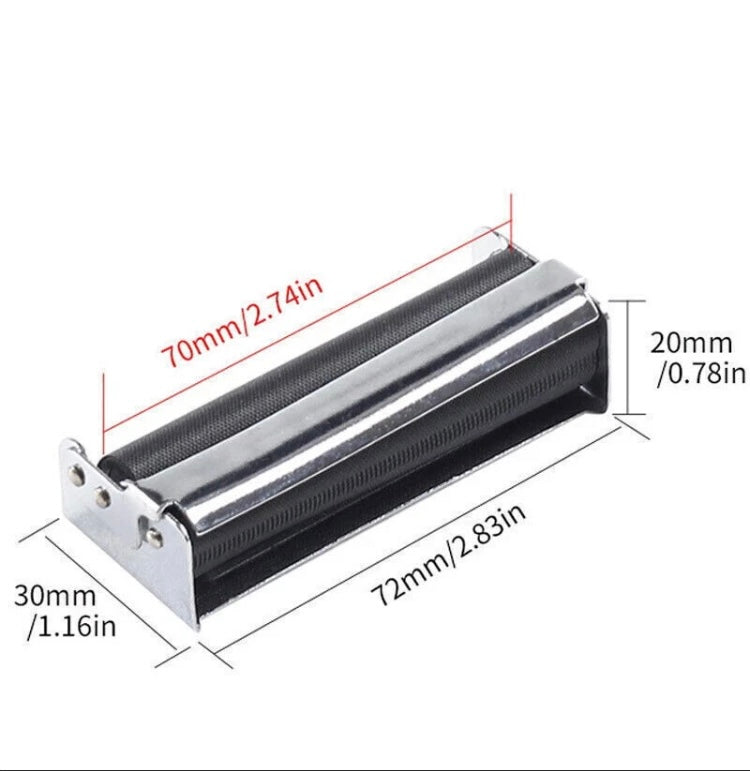1 X Metal 70mm Cigarette Rolling Machine roll your own
