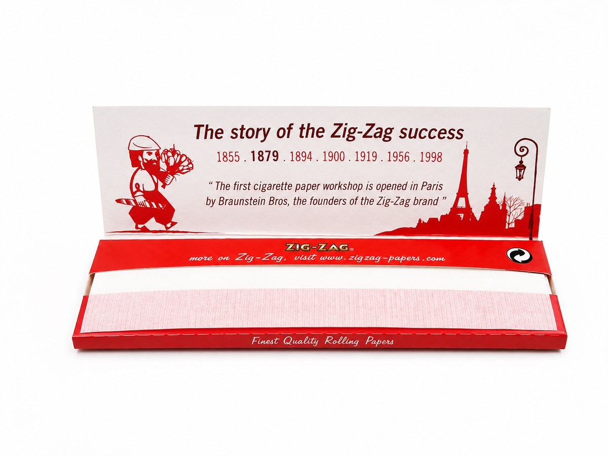 ZIG-ZAG Red Rolling Paper King Size Per Booklet