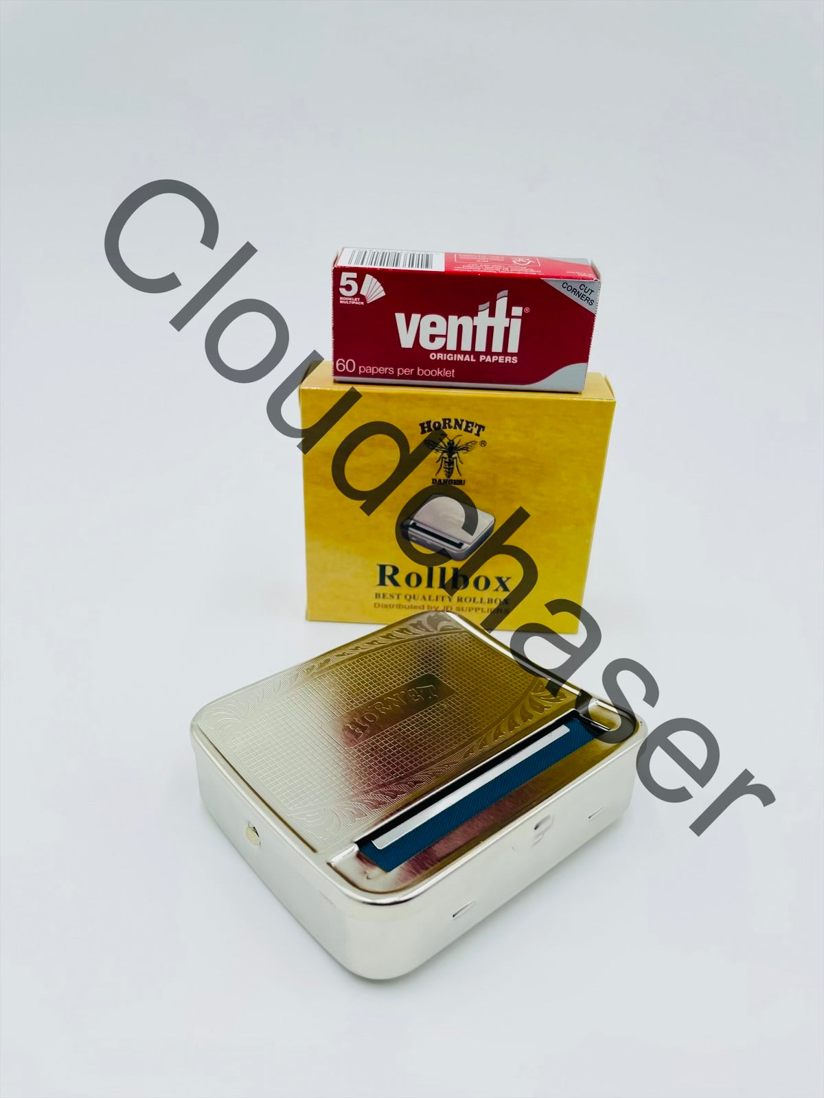 Hornet Automatic Rolling Machine + 5 X Tally-Ho Rolling Papers