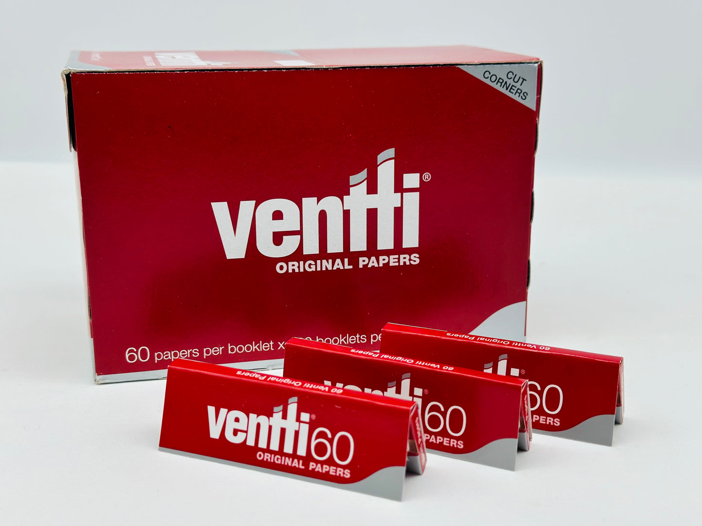 1 X Booklet Ventti Cigarette Rolling Papers. 60 Papers Per Booklet