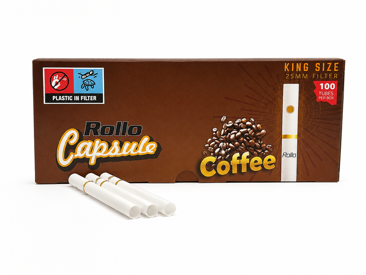 Rollo Coffee Capsule Filter Tubes King Size 25mm