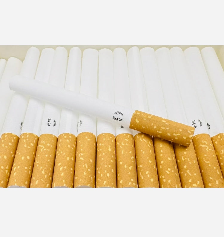 115 X Golden Filter Tubes King Size 8mm Empty Cigarette Tubes.one pack has 115 Tubes