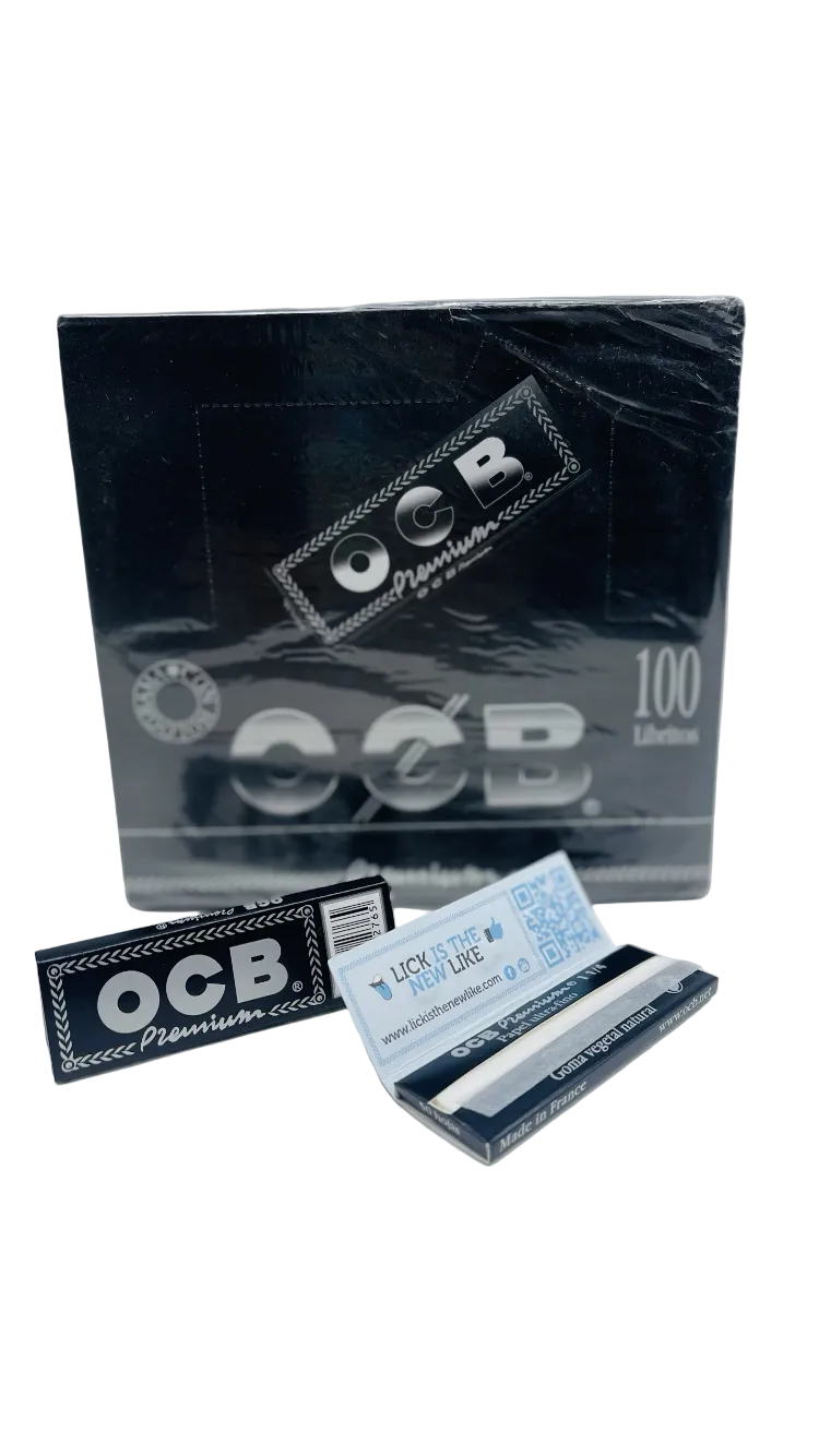 100 X Booklets OCB 1-1/4 Size Cigarette Rolling Papers. One full pack