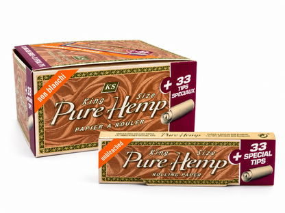 Pure Hemp King Size +Tips Rolling Papers