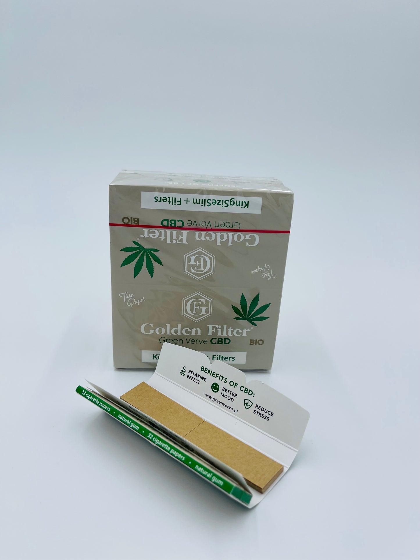 One pack of Bio King size slim papers plus tips