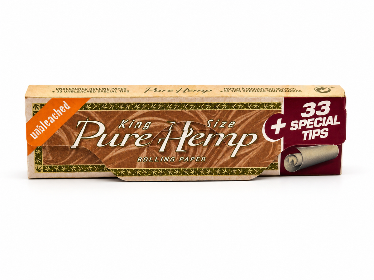 Pure Hemp King Size + Tips Rolling Paper