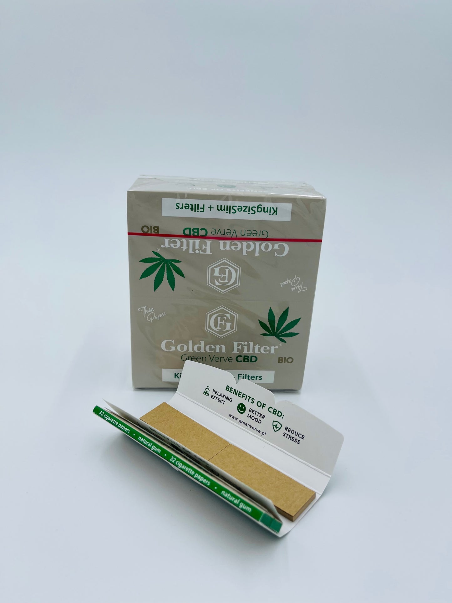 One pack of Bio King size slim papers plus tips