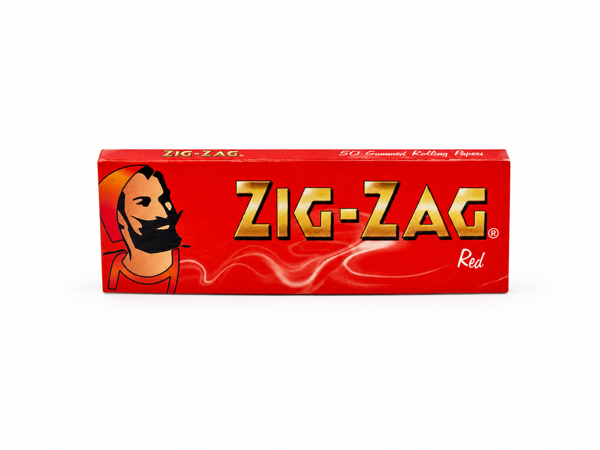 ZIG-ZAG Red Rolling Paper Single Per Booklet