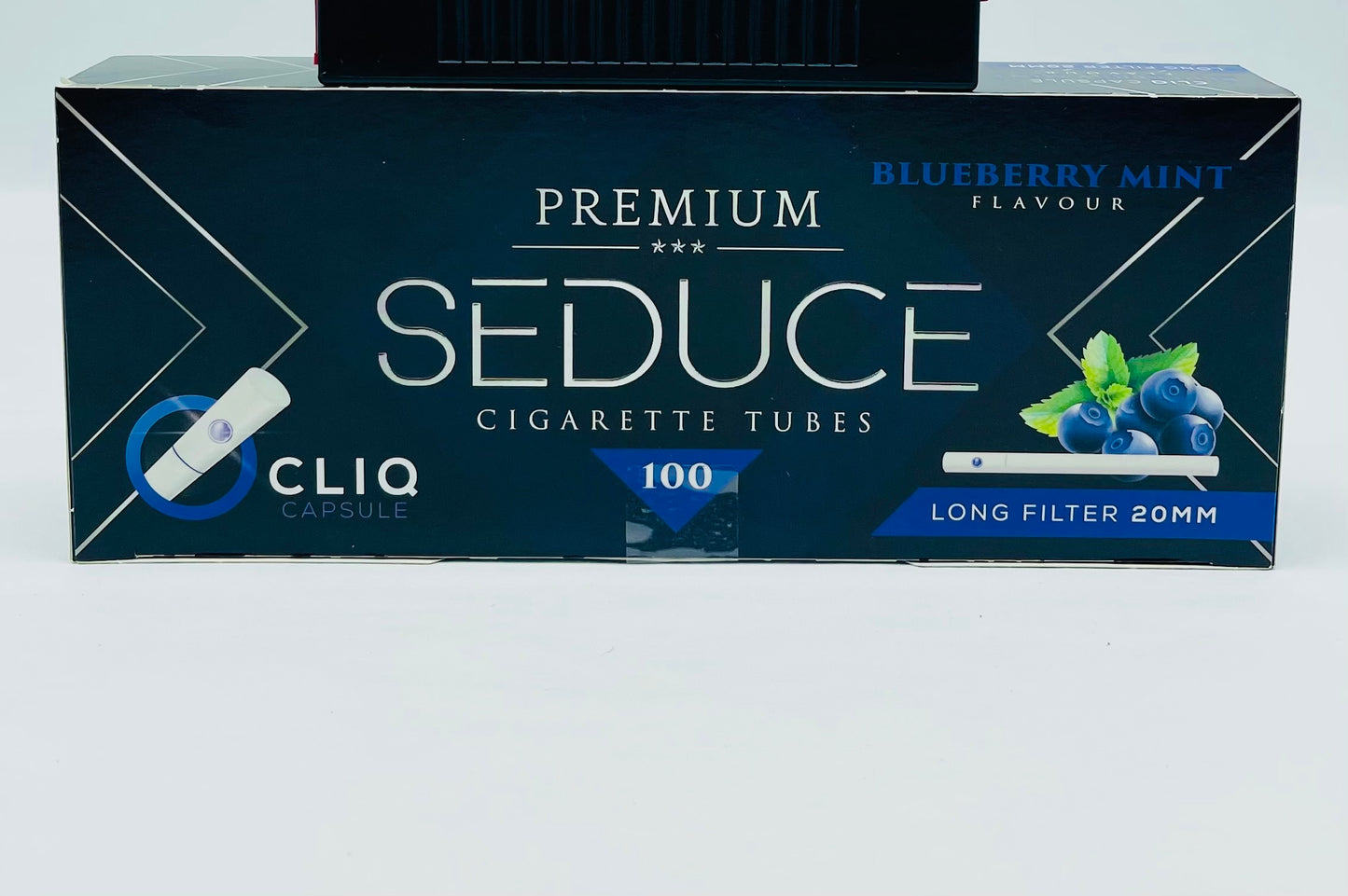 100 X King Size 8mm Pop Blueberry Mint 20mm Filter Tubes Capsule