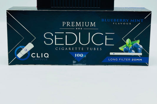 100 X King Size 8mm Pop Blueberry Mint 20mm Filter Tubes Capsule