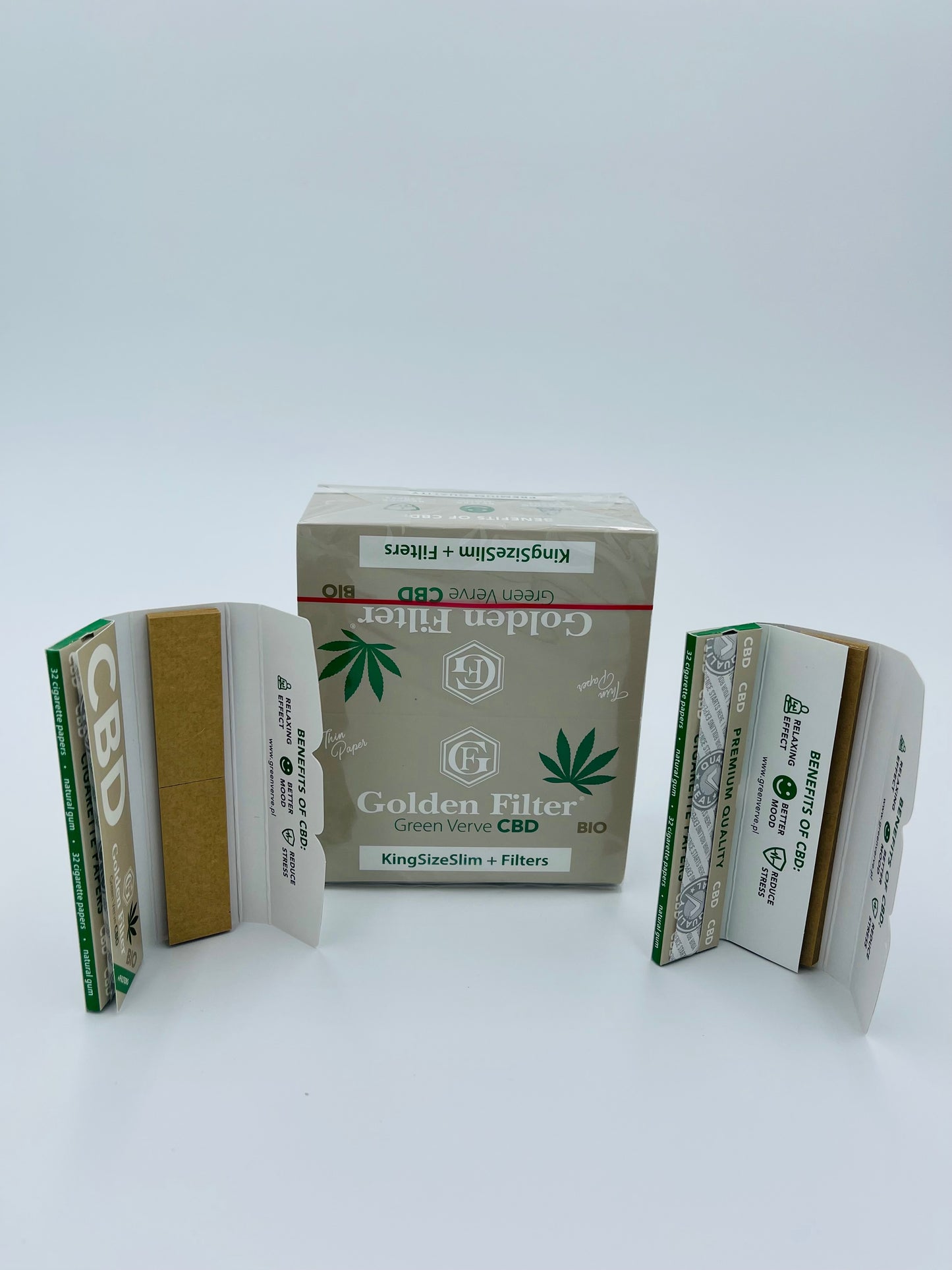 One pack of Bio King size slim papers plus tips